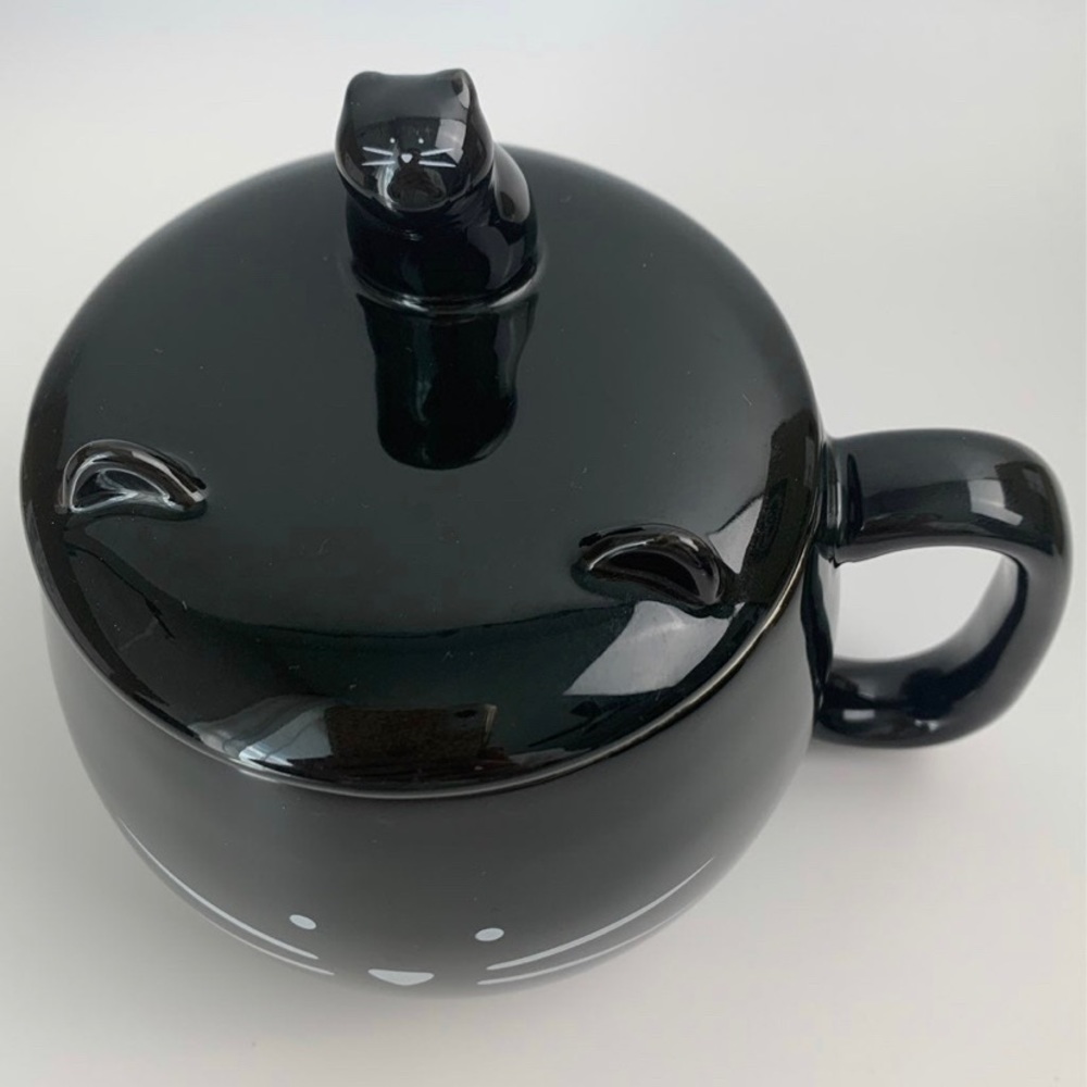 Ceramic Cat Coffee Phone Mug Holder - Picture 8 of 11